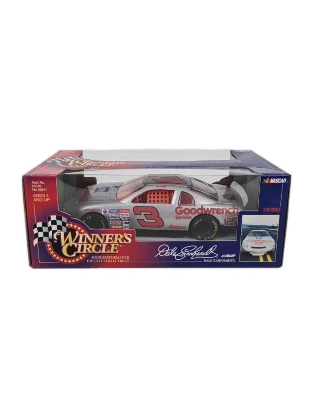 Winners Circle Nascar Stock Car #3 Dale Earnhardt Goodwrench 1:24 DieCast D8